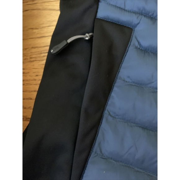 32 Degrees Womens Mixed Media Jacket Blue Dark Teal Size S Extra Lightweight NEW - Picture 7 of 7